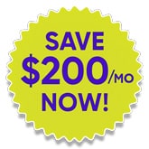 Save 200 now badge icon