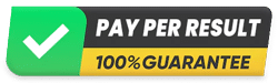 pay per result guarantee badge