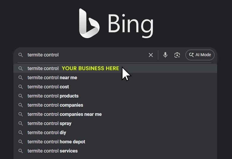 Search Box Optimization Bing
