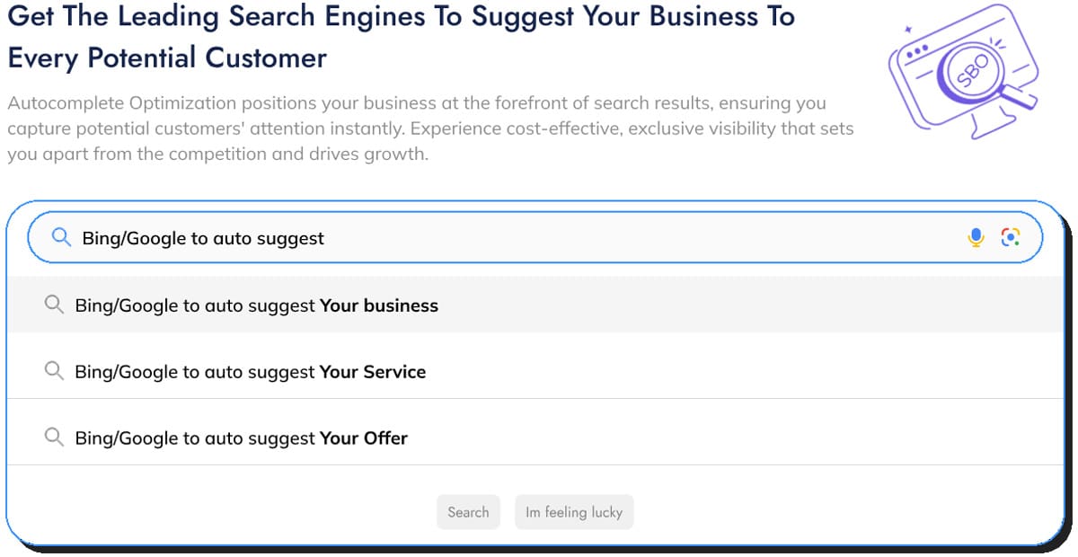 Search Box Optimization screenshot