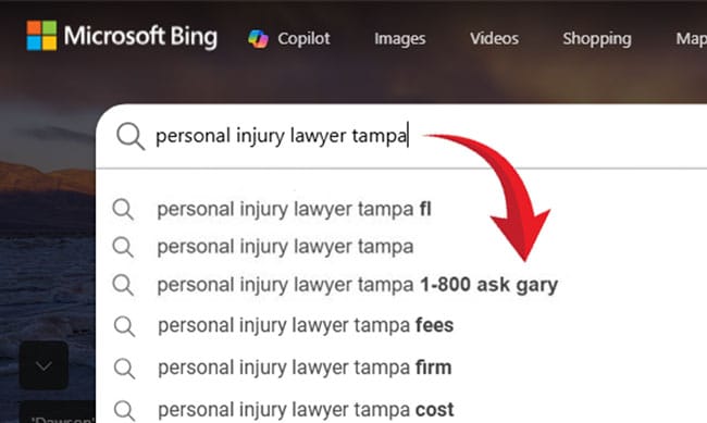 Bing 800-Ask-Gary