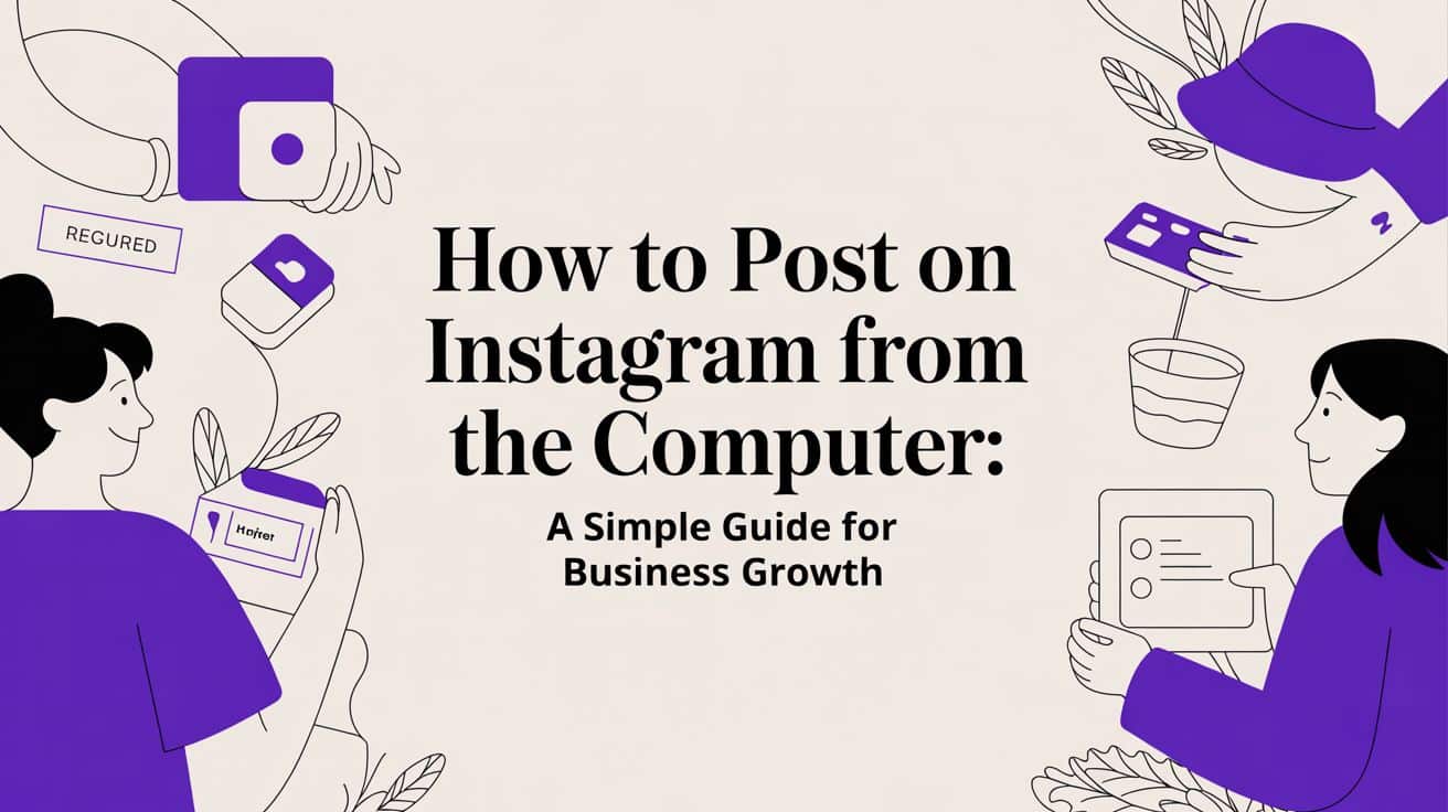 How to Post on Instagram From the Computer: A Simple Guide for Business Growth