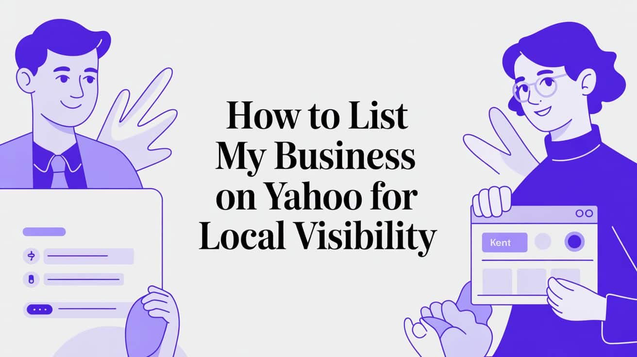 How to Get Your Business Listed on Yahoo: A Strategic Guide