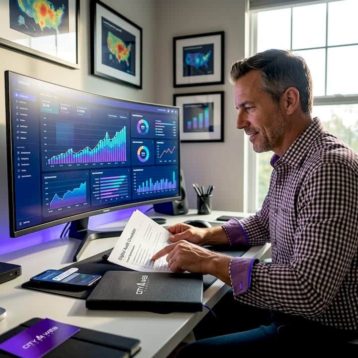 Service owner planning digital campaigns