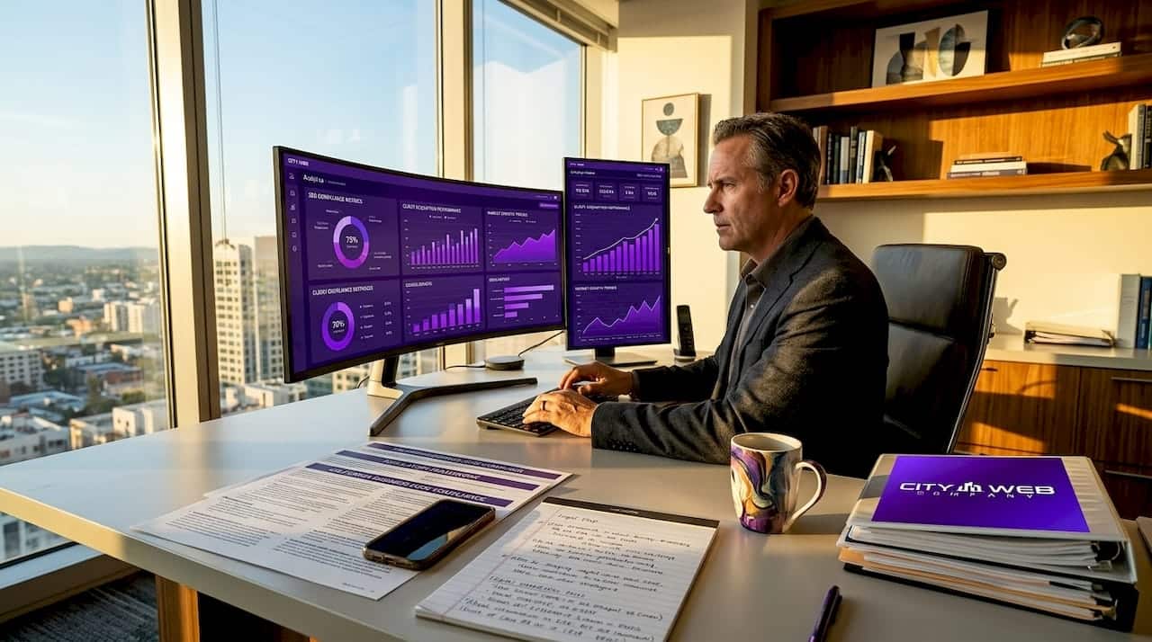 Attorney working on legal marketing rules
