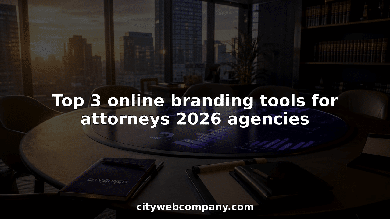 Modern law firm room with digital marketing dashboards