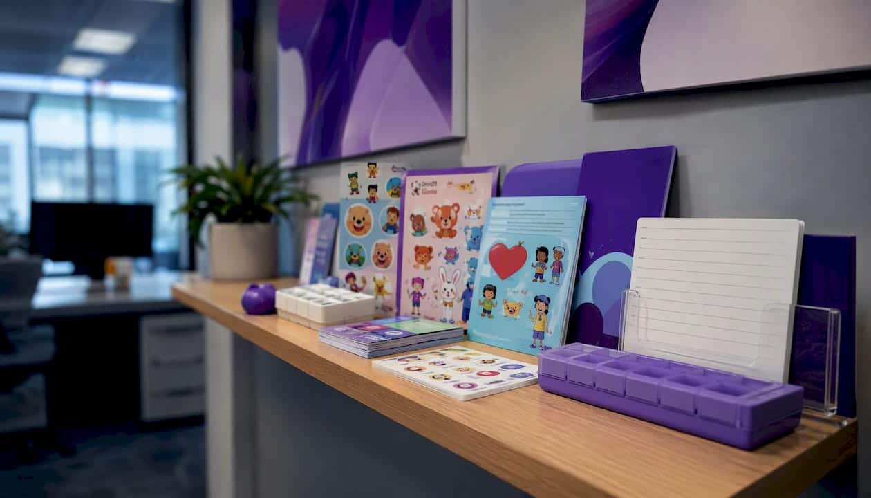 Patient-segment-specific clinic swag items
