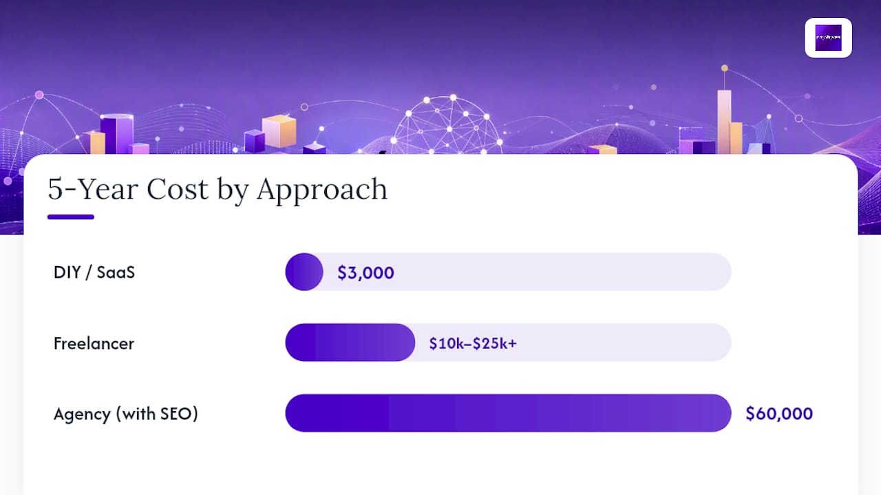 What's the Real Long-Term Cost of Owning a Website? — overview diagram