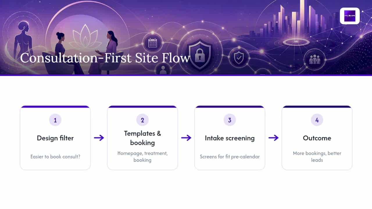 How City Web Company Approaches Med Spa Sites — overview diagram