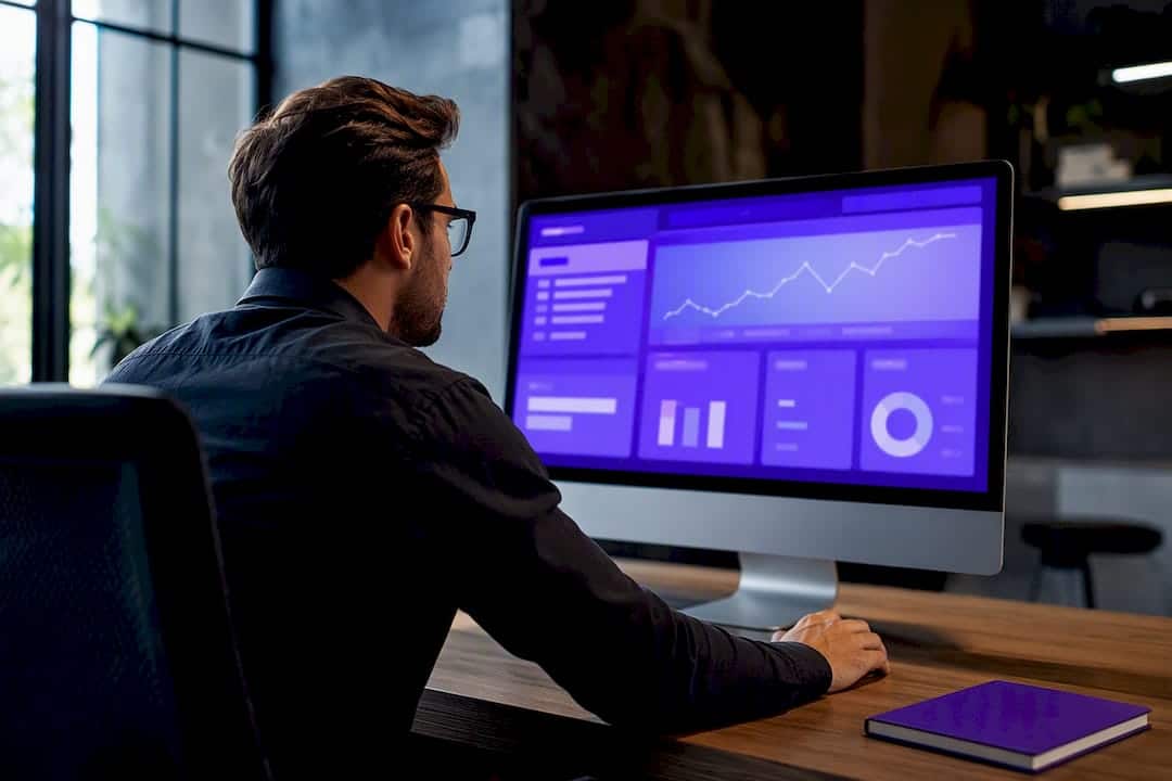 Owner reviewing business profile post dashboard