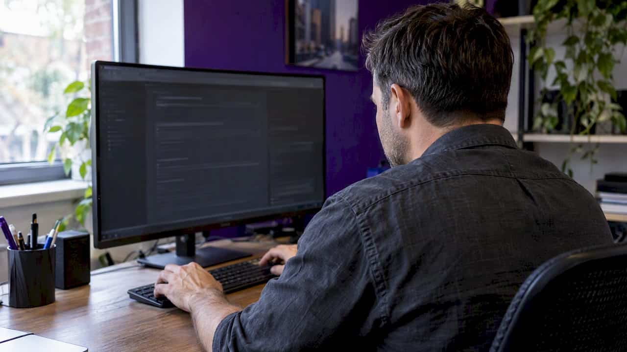 Local business owner editing an FAQ page
